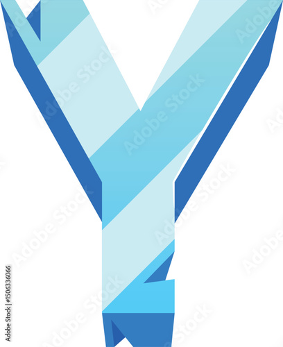Y capital letter ice font