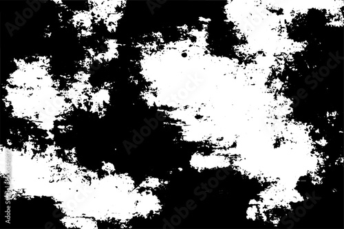Wallpaper Mural Rough Grunge Texture Background with Distressed Abstract Black and White Pattern Torontodigital.ca