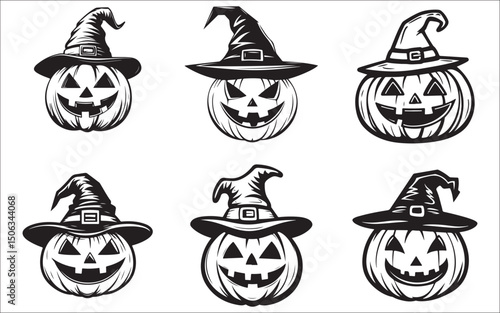 halloween pumpkin set