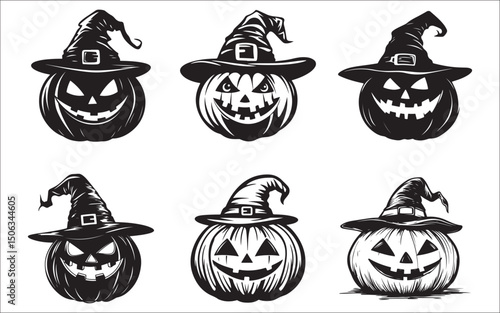halloween pumpkin set