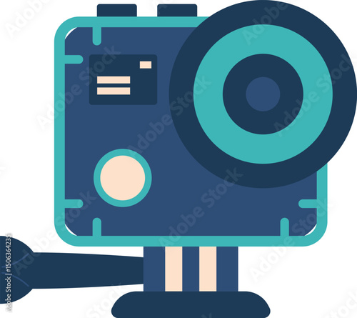 Camera for snowboarding photo shooting