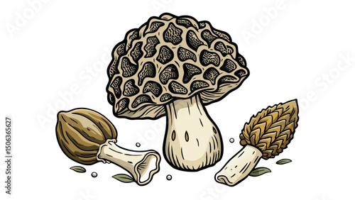 Mushroom set collection