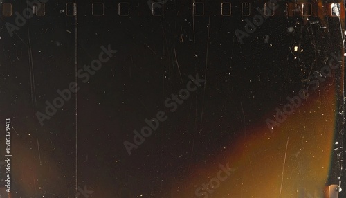 フィルム 黒 レトロ 映画 写真 アナログ 古い ヴィンテージ 傷 埃 ノスタルジー フレーム 枠 背景 素材 テクスチャ グランジ 粒状 モノクロ 映像