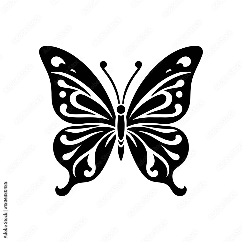 butterfly on white background butterfly on white background