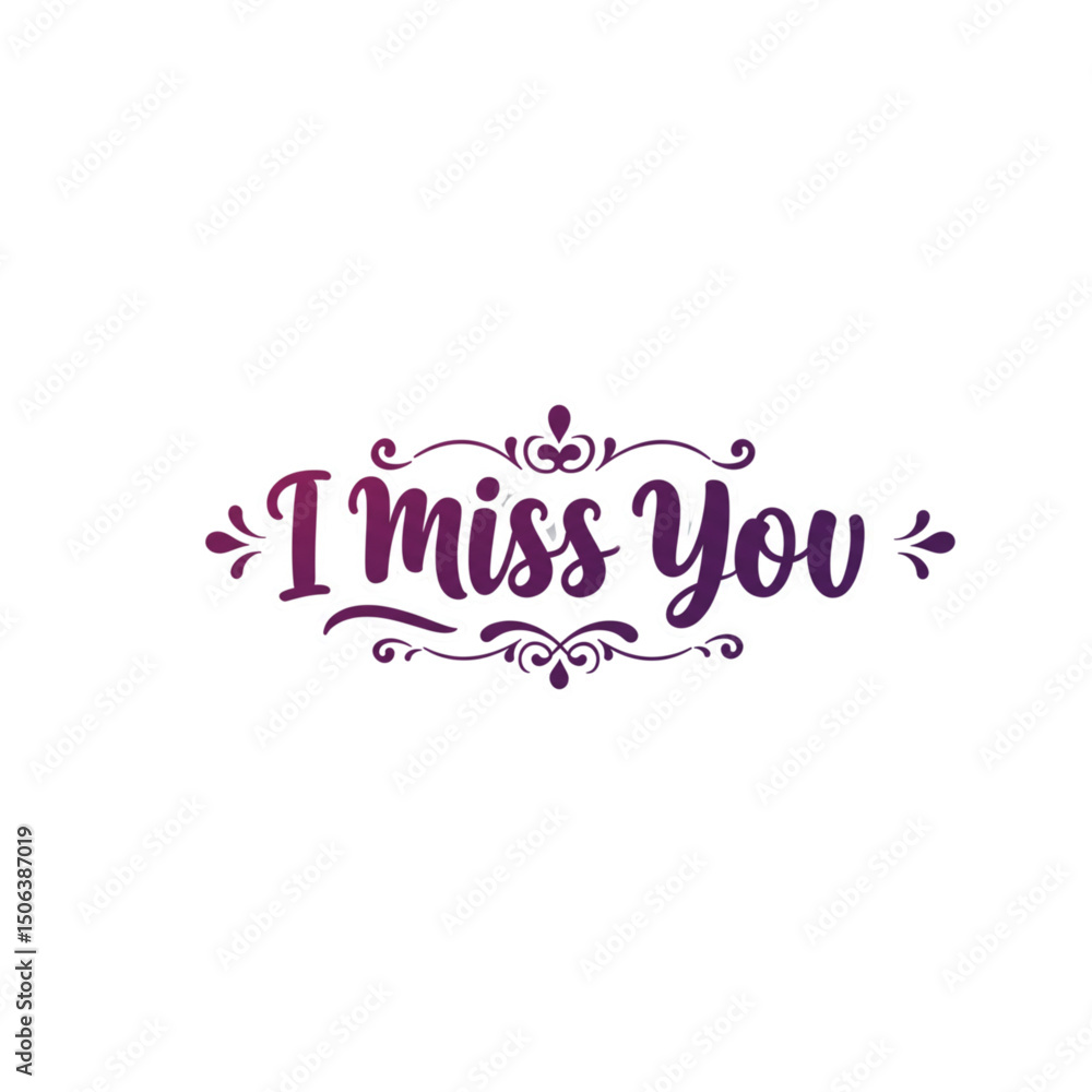 Fototapeta premium I Miss you 