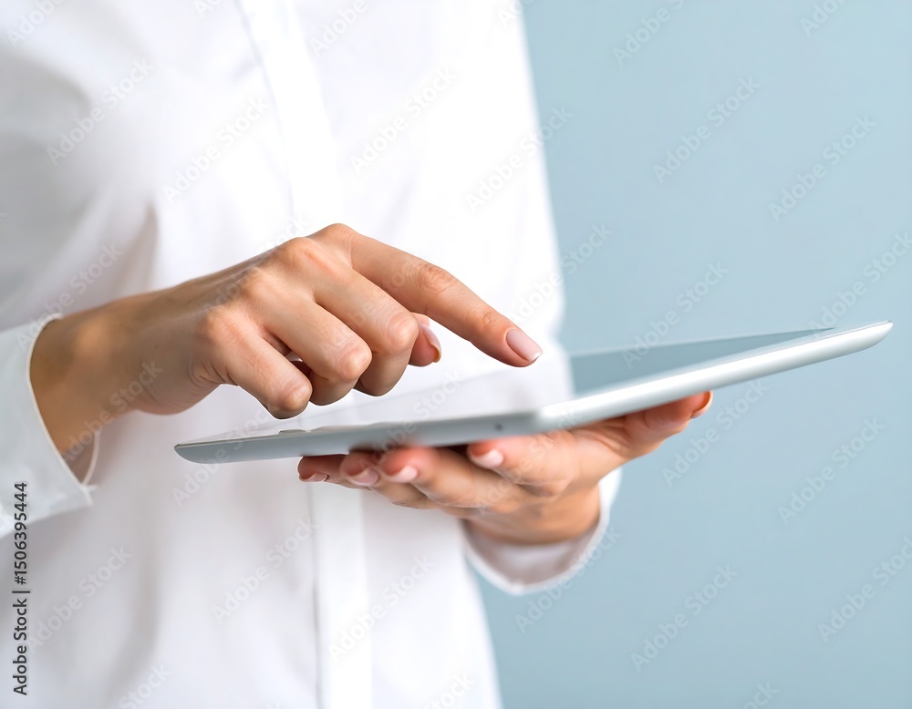 Woman using tablet Woman using tablet