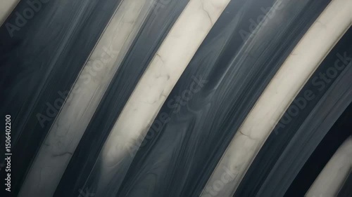 Abstract Motion: Light and Shadow Play Through Tunnel Structure