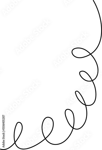 Spiral and swirl line icon. Element for design