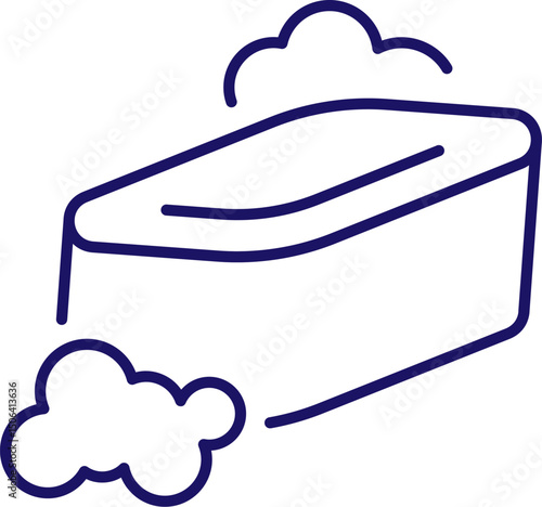 Soap Outline Icon for Graphic and Web Design, Apps, Adverts, Various Cards