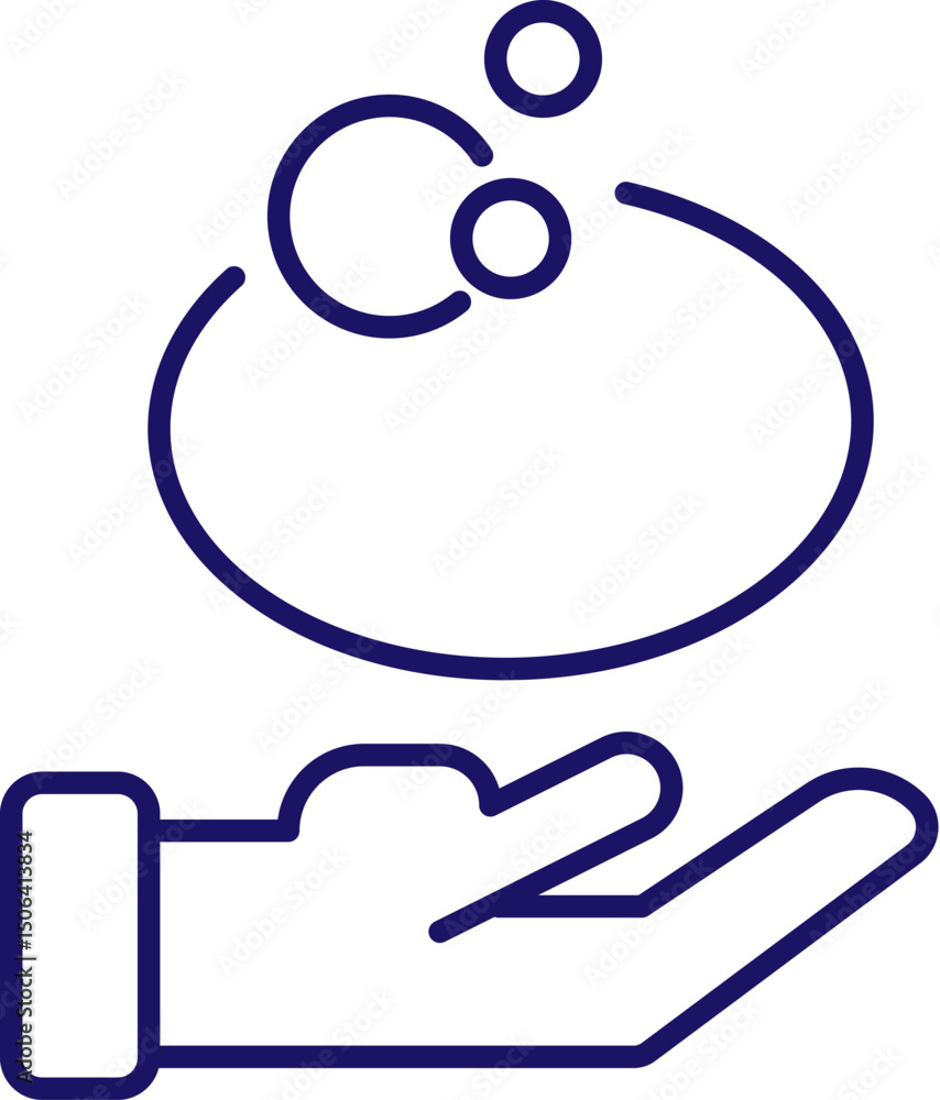 Soap Modern Outline Style Icon for Design, Cards, Apps, Social Networks Soap Modern Outline Style Icon for Design, Cards, Apps, Social Networks