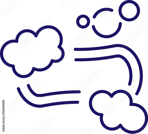 Soap Minimalistic Thin Icon for Web and Graphic Design, Apps, Banners, Social Network and Cards