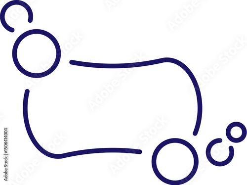 Soap Minimalistic Thin Line Icon for Web and Graphic Design, Apps, Banners, Social Network and Cards