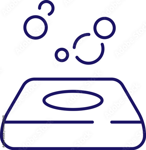 Soap Icon for Web Sites, Books, Cards, Apps