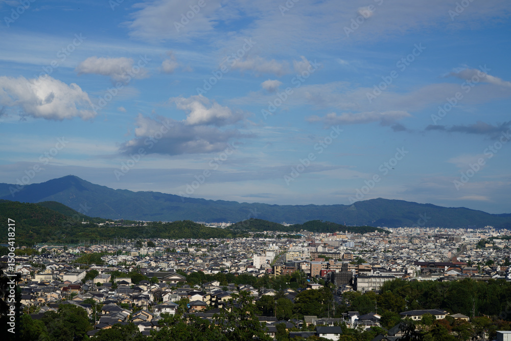 常寂光寺から見た比叡山 常寂光寺から見た比叡山