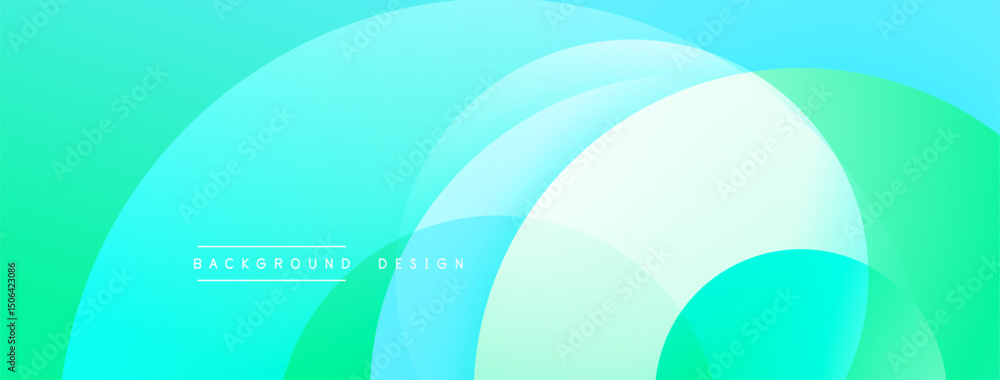 Abstract background features overlapping circles. Colors range from green to blue, creating dynamic visual effect. Simple text reads background design. Abstract background features overlapping circles. Colors range from green to blue, creating dynamic visual effect. Simple text reads background design.