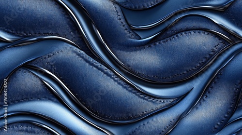 Detailed denim pattern with visible threads, perfect for texture overlays, material mockups, and rugged textile compositions.
