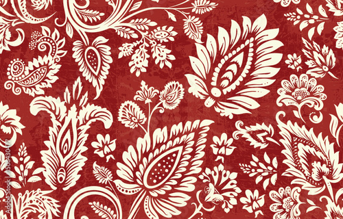 Ethnic Motifs Ikat floral paisley embroidery floral. ikat Saree Sarong oriental pattern traditional.Ikat embroidery style abstract embroidery design for texture,fabric,clothing,wrapping,decoration