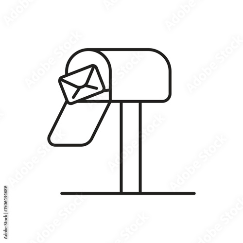 Postal Service Icon vector stock illustration