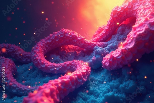 Abstract geometric shapes, infinitely repeating , pattern, abstract pattern