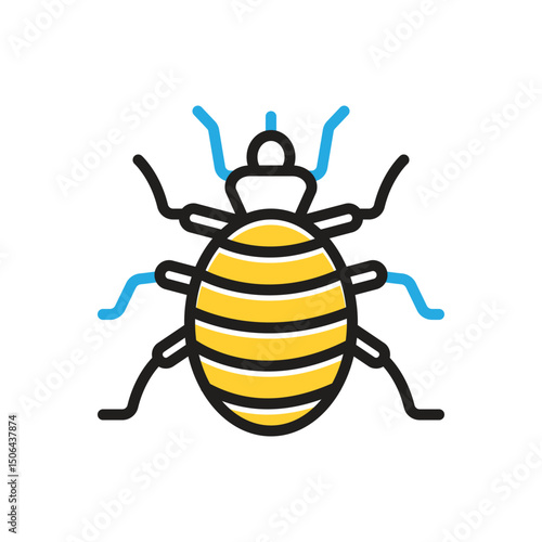 Multi color icon for flea