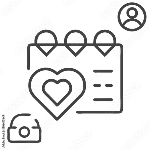 Community Charity Event Icon for Nonprofit Websites, Fundraising Platforms, Volunteer Apps, and Social Responsibility Campaigns