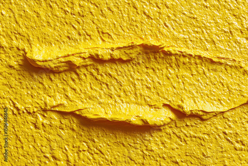 Seamless yellow paint textured patterns background