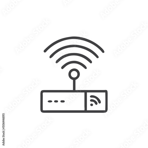 Wi-Fi Connected Icon for Internet Service Providers, Technology Websites, Mobile Apps, Network Solutions and Digital Connectivity Services