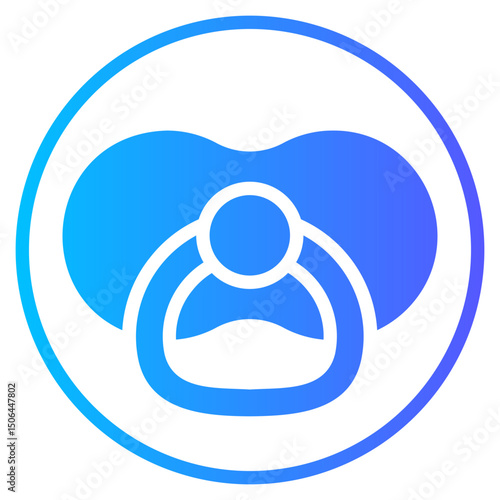 pacifier gradient icon