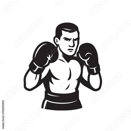 man with boxing gloves