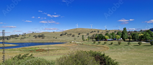 Blayney Wind Farm, wind power station at Lake Carcoar in New South Wales