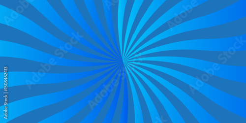 Abstract background with sunburst pattern colorful design. Vintage blue gradient sunrays illustration swirl grunge backdrop line texture background.	