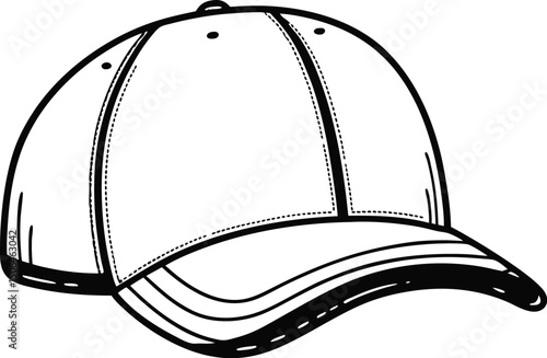 Curved Brim Baseball Cap