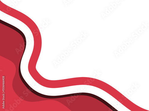 Indonesia Flag Corner 