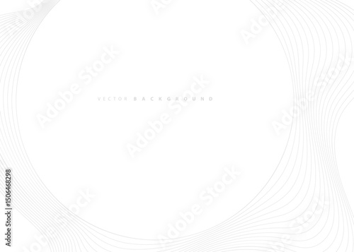 Technology curved line background Modern futuristic digital graphic design