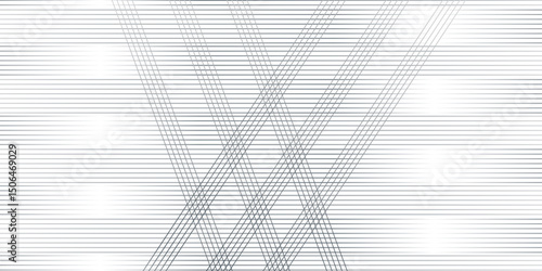 White and gray stripe diagonal gradient fabric dynamic line textile abstract background. oblique stripe diagonal line wave parallel black chevron digital vector illustration art pattern.	