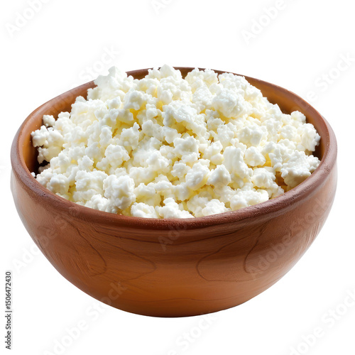 Wallpaper Mural cottage cheese top view full length isolate on transparent background Torontodigital.ca