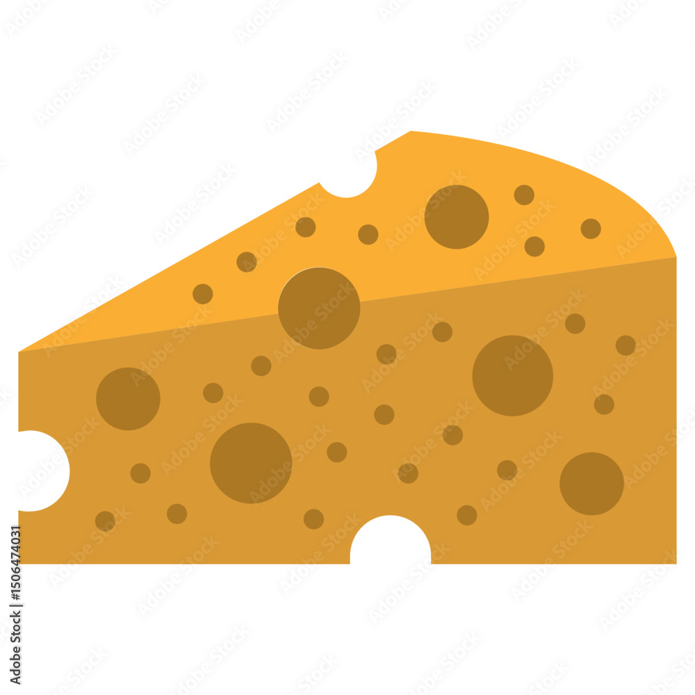 Cheese Icon, Flat Design Style Icon, Restaurant Element Icon Collection Cheese Icon, Flat Design Style Icon, Restaurant Element Icon Collection