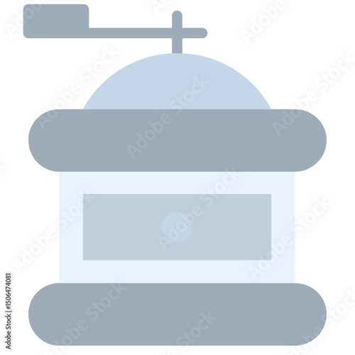 Coffee Grinder Icon, Flat Design Style Icon, Restaurant Element Icon Collection
