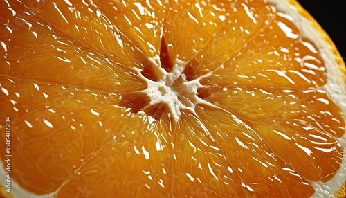 Macro image of ripe orange, small depth of field.
2