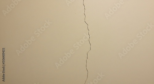 Close-up of a Cracked Wall Texture, Damage, and Repair Needs