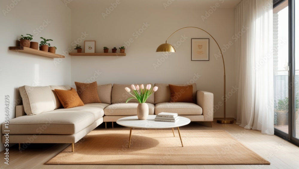 Fototapeta premium Futuristic Technology Abstract with Glowing Pyramid and Connected Network