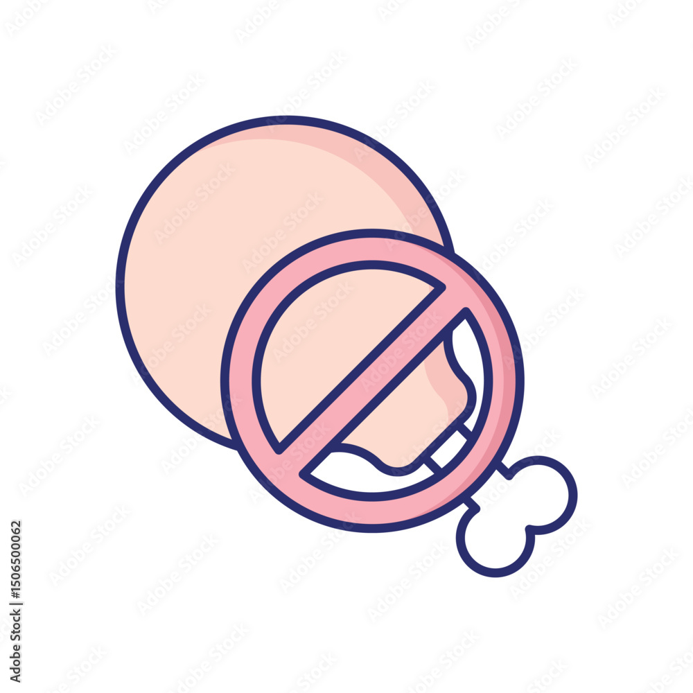 Chicken Vector icon Chicken Vector icon