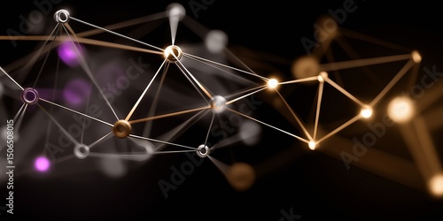 Network digital technology background, ai data 01 computer code binary, connection of internet of things, 3d illustration background, future of deep learning, grid area ofserver online