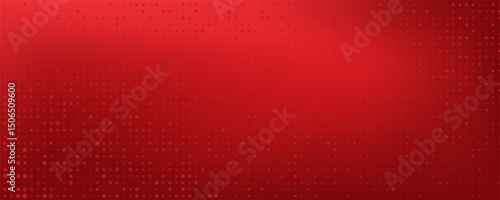 Red diagonal geometric shape with halftone. Modern fiber textured vector eps 10