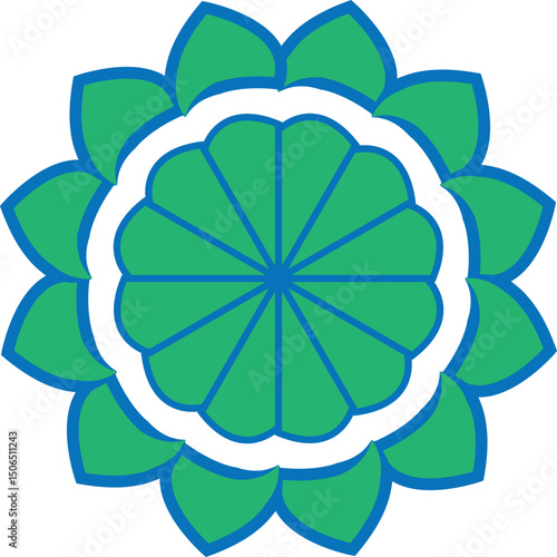 vector illustration of a flower