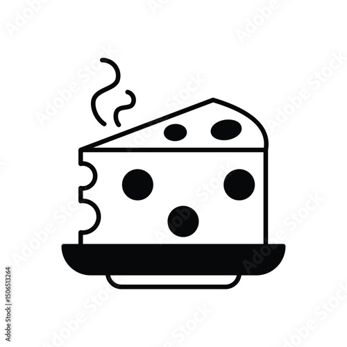 Cheese  Vector icon