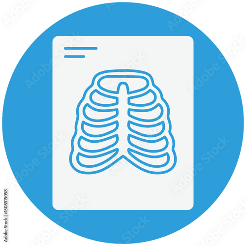 Bone x ray :Vector Icon which can easily modify or edit
