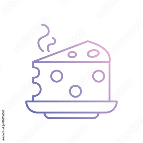 Cheese  Vector icon