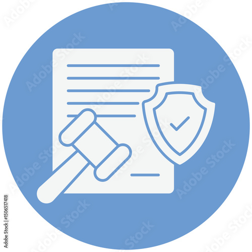 Legal claims :Vector Icon which can easily modify or edit