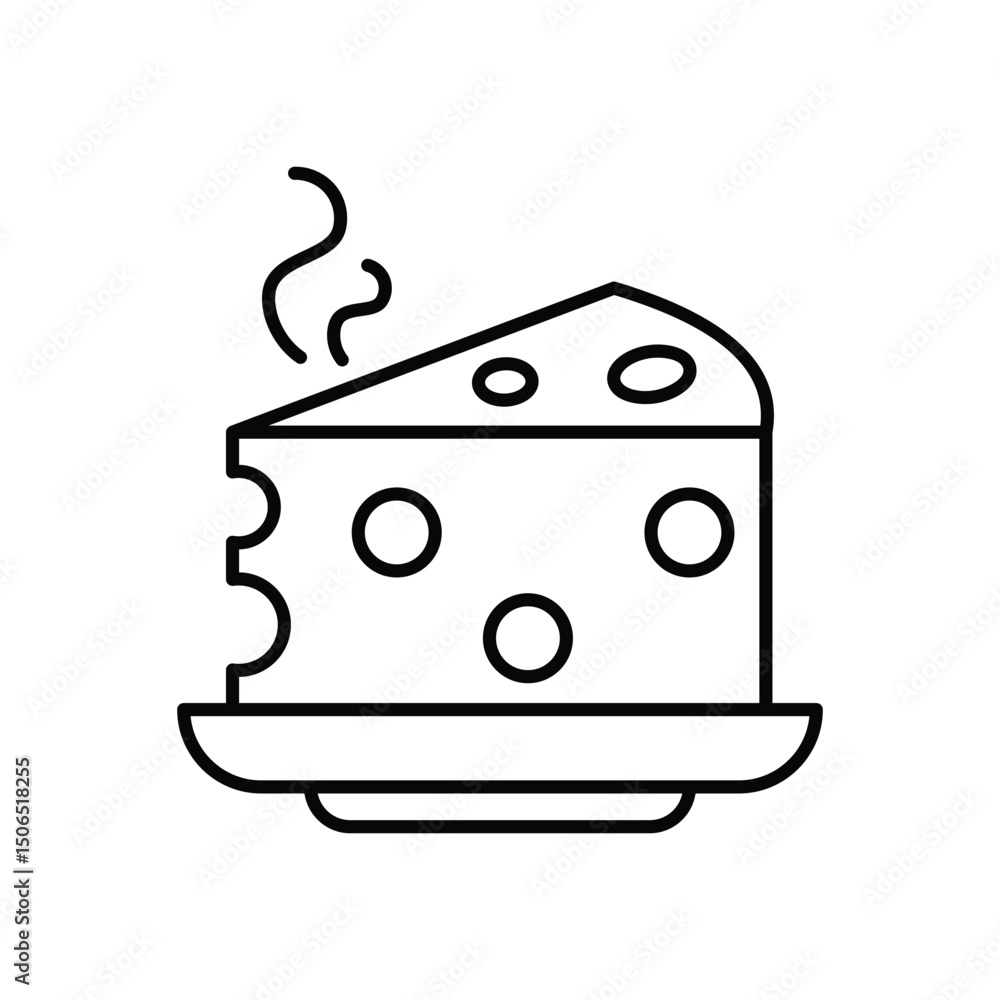 Cheese Vector icon Cheese Vector icon